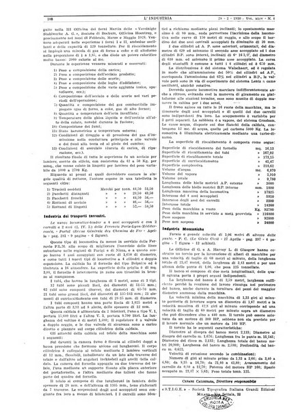 L'industria rivista tecnica ed economica illustrata