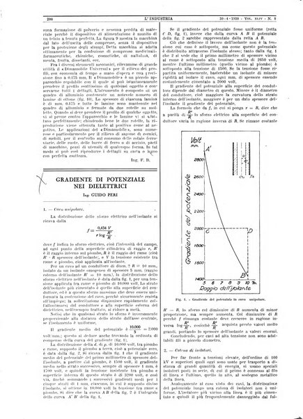 L'industria rivista tecnica ed economica illustrata