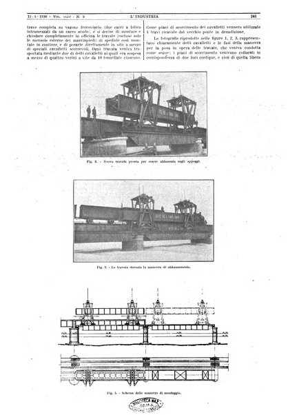 L'industria rivista tecnica ed economica illustrata