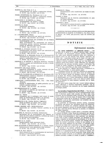 L'industria rivista tecnica ed economica illustrata