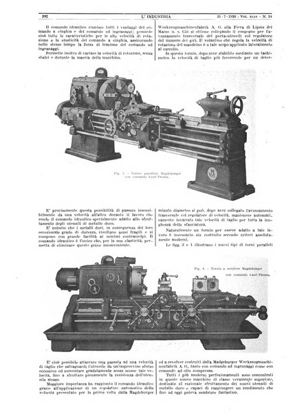 L'industria rivista tecnica ed economica illustrata