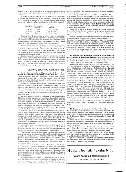 L'industria rivista tecnica ed economica illustrata