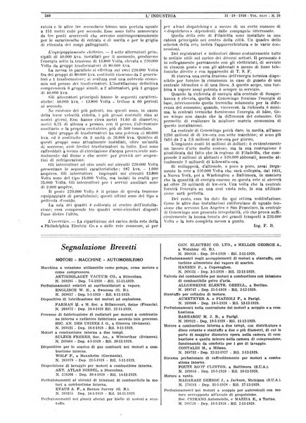 L'industria rivista tecnica ed economica illustrata