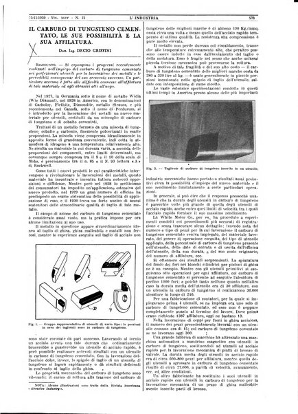 L'industria rivista tecnica ed economica illustrata