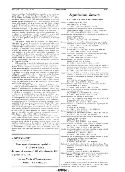 L'industria rivista tecnica ed economica illustrata