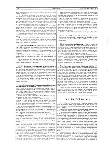 L'industria rivista tecnica ed economica illustrata