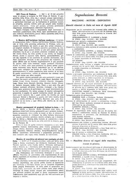 L'industria rivista tecnica ed economica illustrata