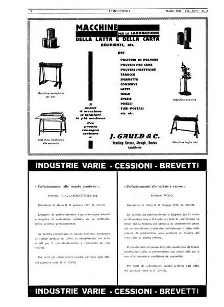 L'industria rivista tecnica ed economica illustrata