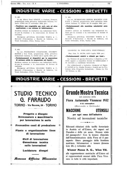 L'industria rivista tecnica ed economica illustrata