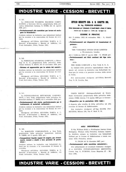 L'industria rivista tecnica ed economica illustrata