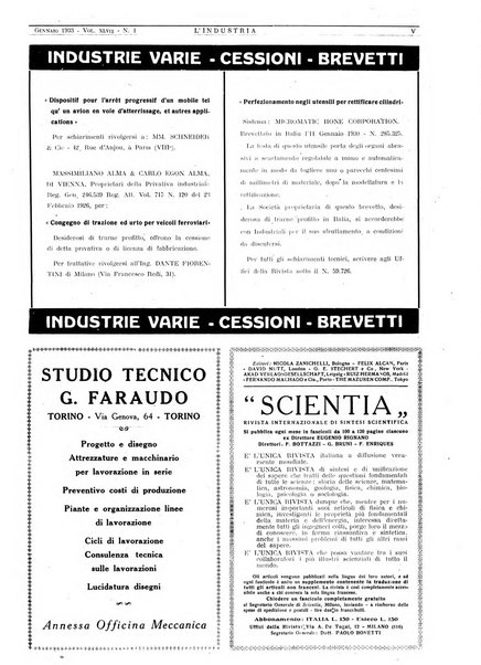 L'industria rivista tecnica ed economica illustrata