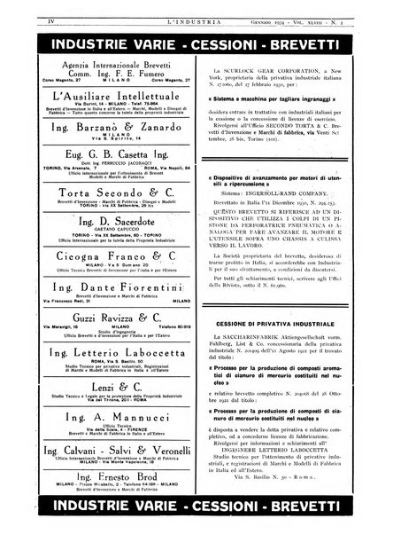 L'industria rivista tecnica ed economica illustrata