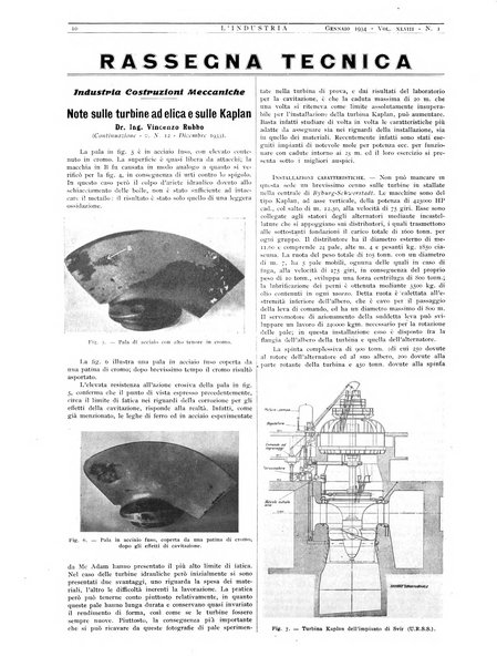 L'industria rivista tecnica ed economica illustrata