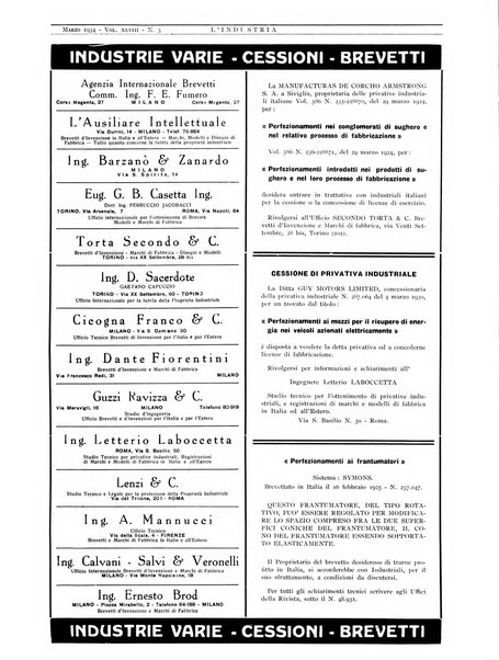 L'industria rivista tecnica ed economica illustrata