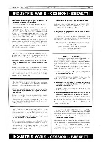 L'industria rivista tecnica ed economica illustrata