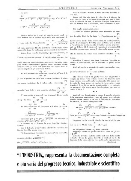 L'industria rivista tecnica ed economica illustrata