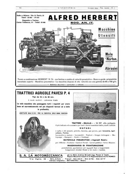 L'industria rivista tecnica ed economica illustrata