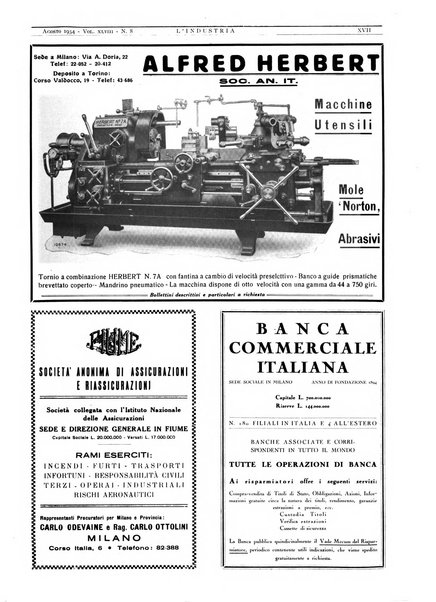 L'industria rivista tecnica ed economica illustrata