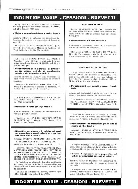 L'industria rivista tecnica ed economica illustrata