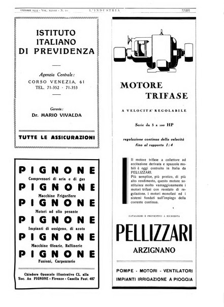 L'industria rivista tecnica ed economica illustrata