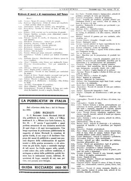 L'industria rivista tecnica ed economica illustrata