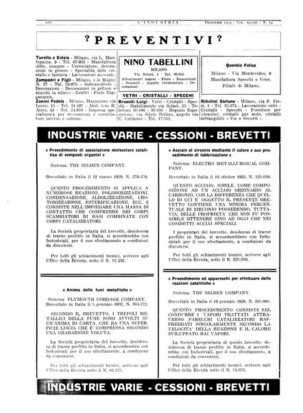 L'industria rivista tecnica ed economica illustrata