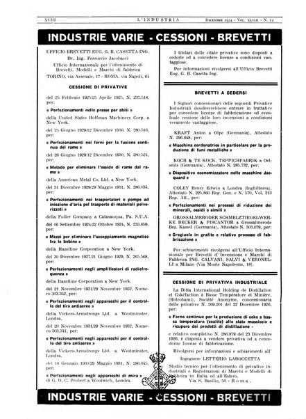 L'industria rivista tecnica ed economica illustrata