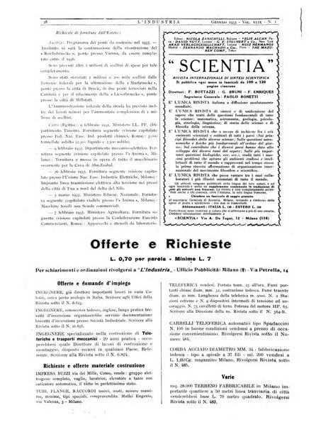 L'industria rivista tecnica ed economica illustrata