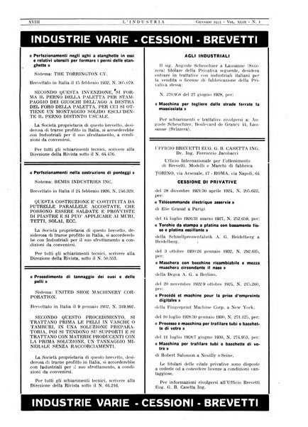 L'industria rivista tecnica ed economica illustrata