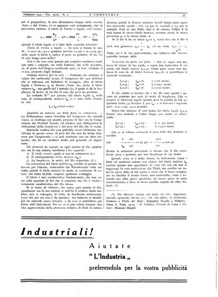 L'industria rivista tecnica ed economica illustrata