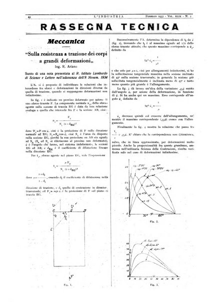 L'industria rivista tecnica ed economica illustrata