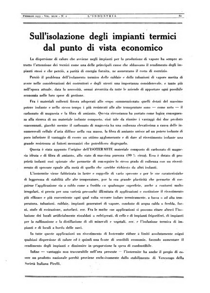 L'industria rivista tecnica ed economica illustrata