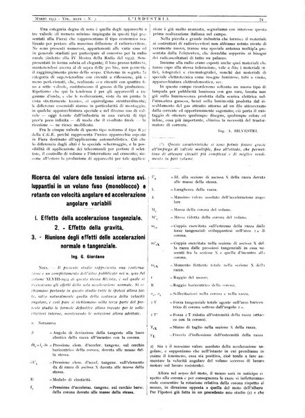 L'industria rivista tecnica ed economica illustrata