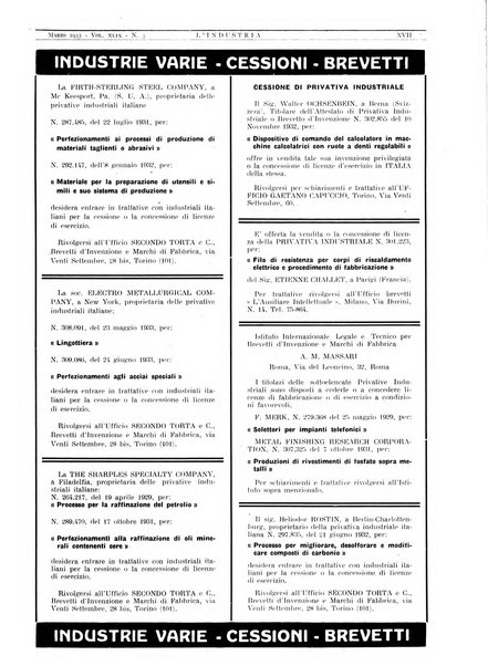 L'industria rivista tecnica ed economica illustrata