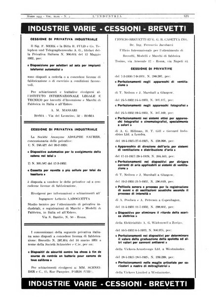 L'industria rivista tecnica ed economica illustrata