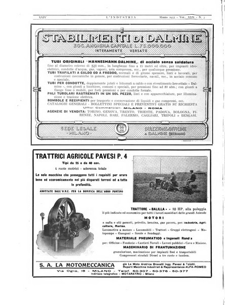 L'industria rivista tecnica ed economica illustrata