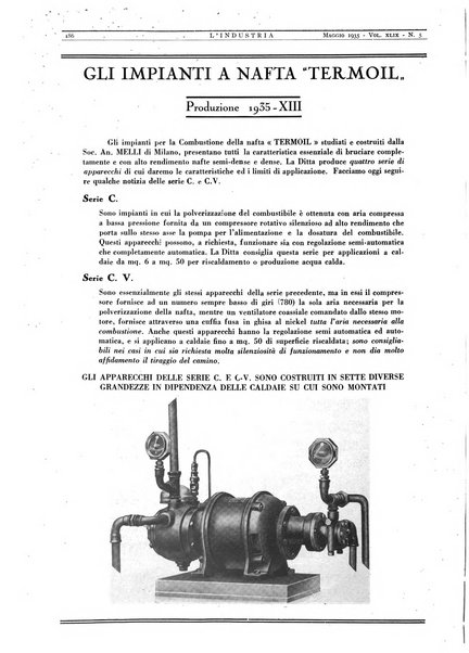 L'industria rivista tecnica ed economica illustrata