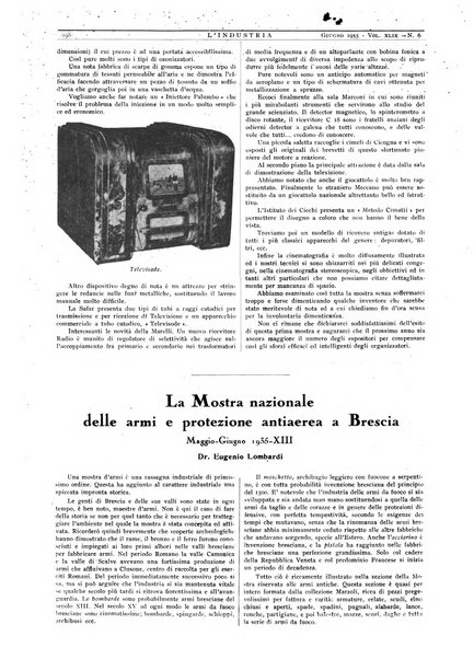 L'industria rivista tecnica ed economica illustrata