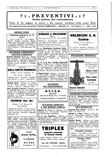 L'industria rivista tecnica ed economica illustrata