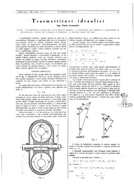 L'industria rivista tecnica ed economica illustrata