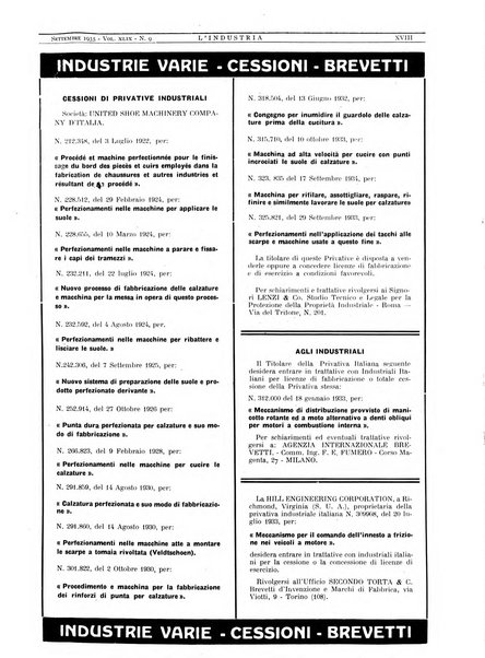 L'industria rivista tecnica ed economica illustrata