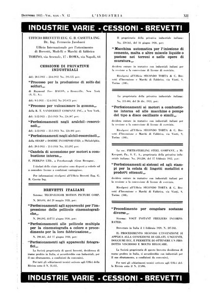 L'industria rivista tecnica ed economica illustrata