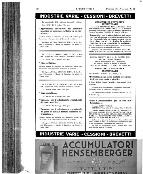 L'industria rivista tecnica ed economica illustrata