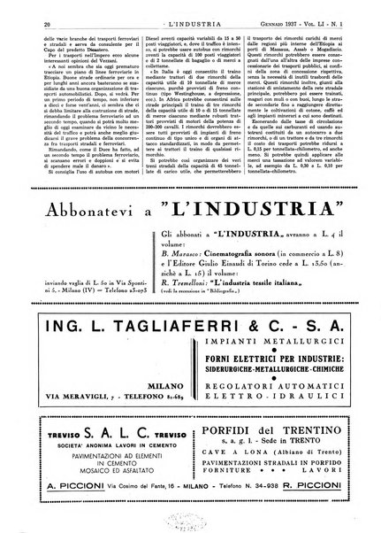 L'industria rivista tecnica ed economica illustrata