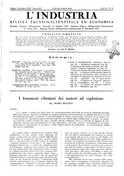 L'industria rivista tecnica ed economica illustrata