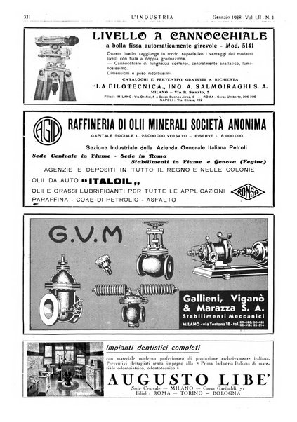 L'industria rivista tecnica ed economica illustrata