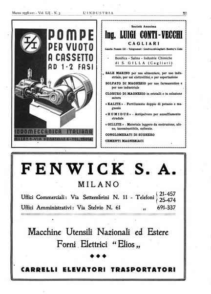 L'industria rivista tecnica ed economica illustrata