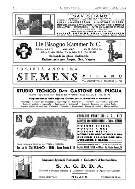 L'industria rivista tecnica ed economica illustrata