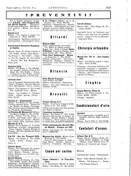 L'industria rivista tecnica ed economica illustrata