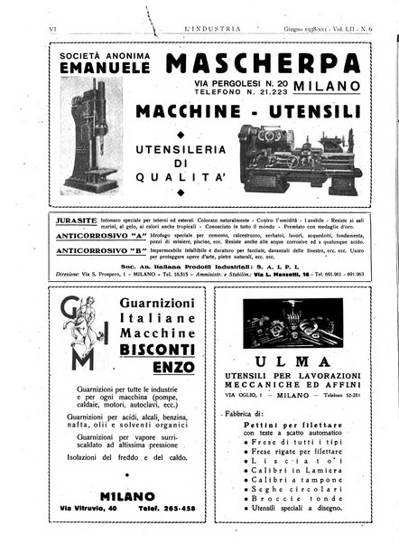 L'industria rivista tecnica ed economica illustrata